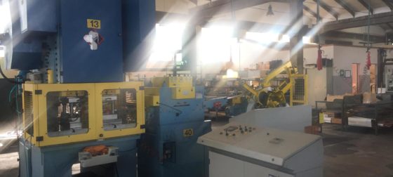 nuova linea stampaggio 130TN